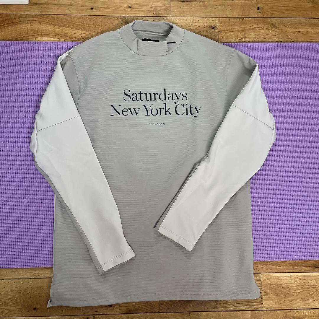 ま*ん様 【美品】SaturdaysNewYorkCity GOLF長袖モックネ