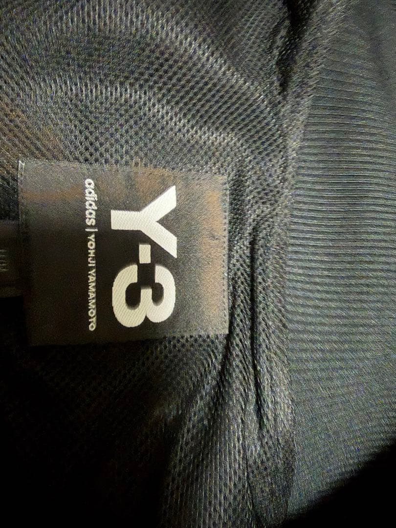 Y-3 ブラック ジップアップジャケット