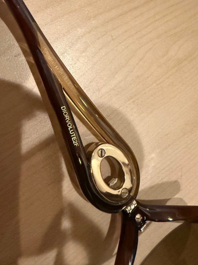 クリスチャンディオール DIORVOLUTE2F DIORロゴ サングラス　美品