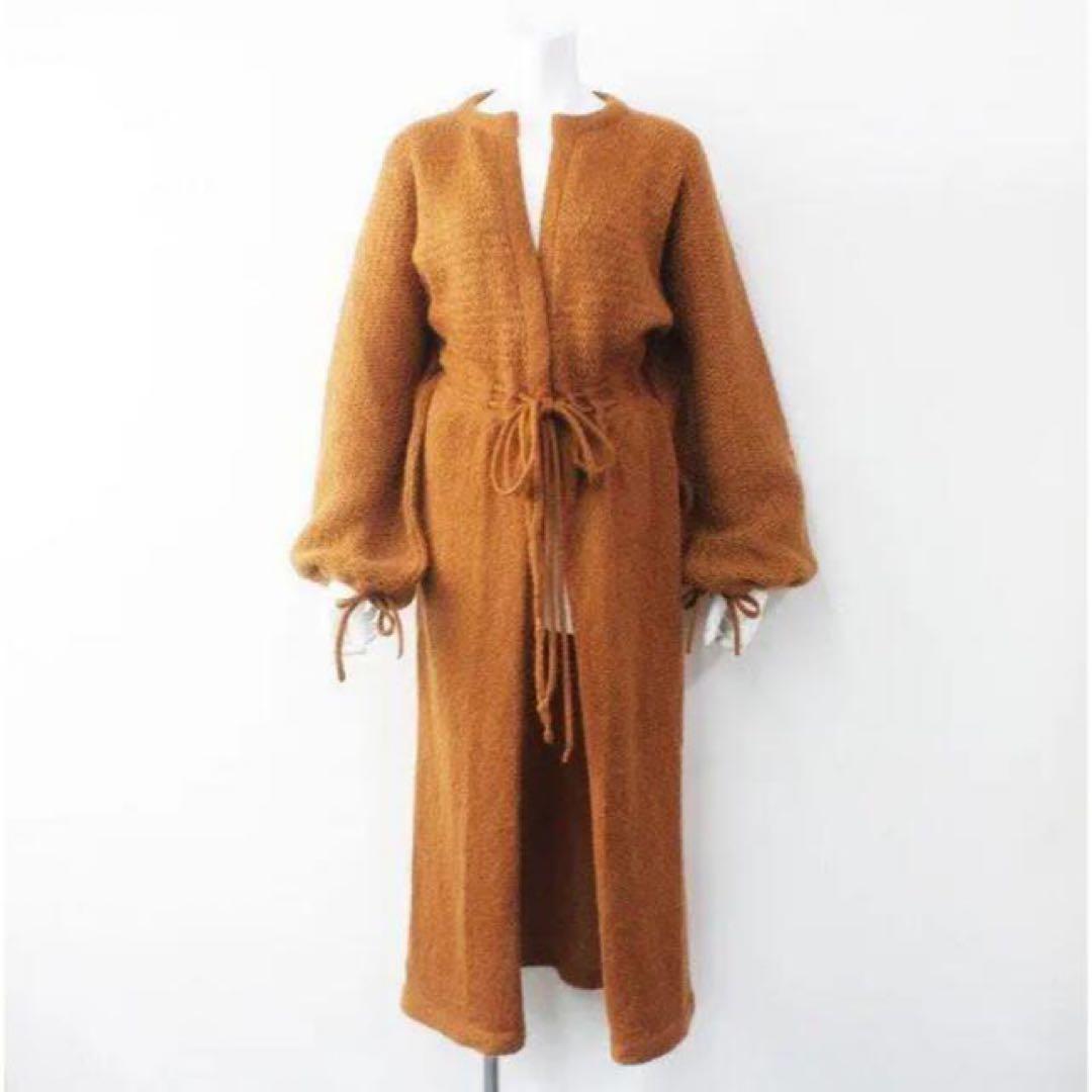 nowos ノーウォス Mohair long knit ロングカーディガン