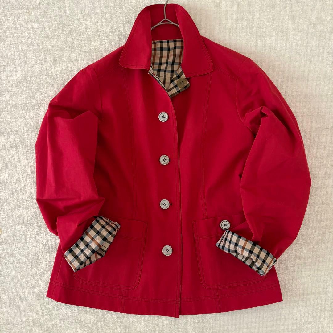 【美品】DAKS　ハウスチェック　リバーシブル　ジャケット　40