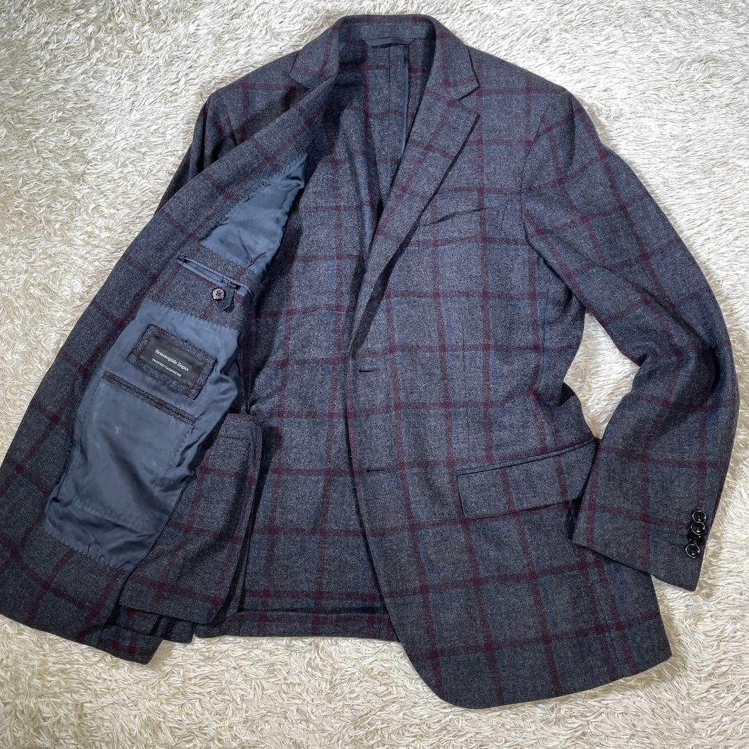 エルメネジルドゼニア trofeo cashmere テーラードジャケット 52