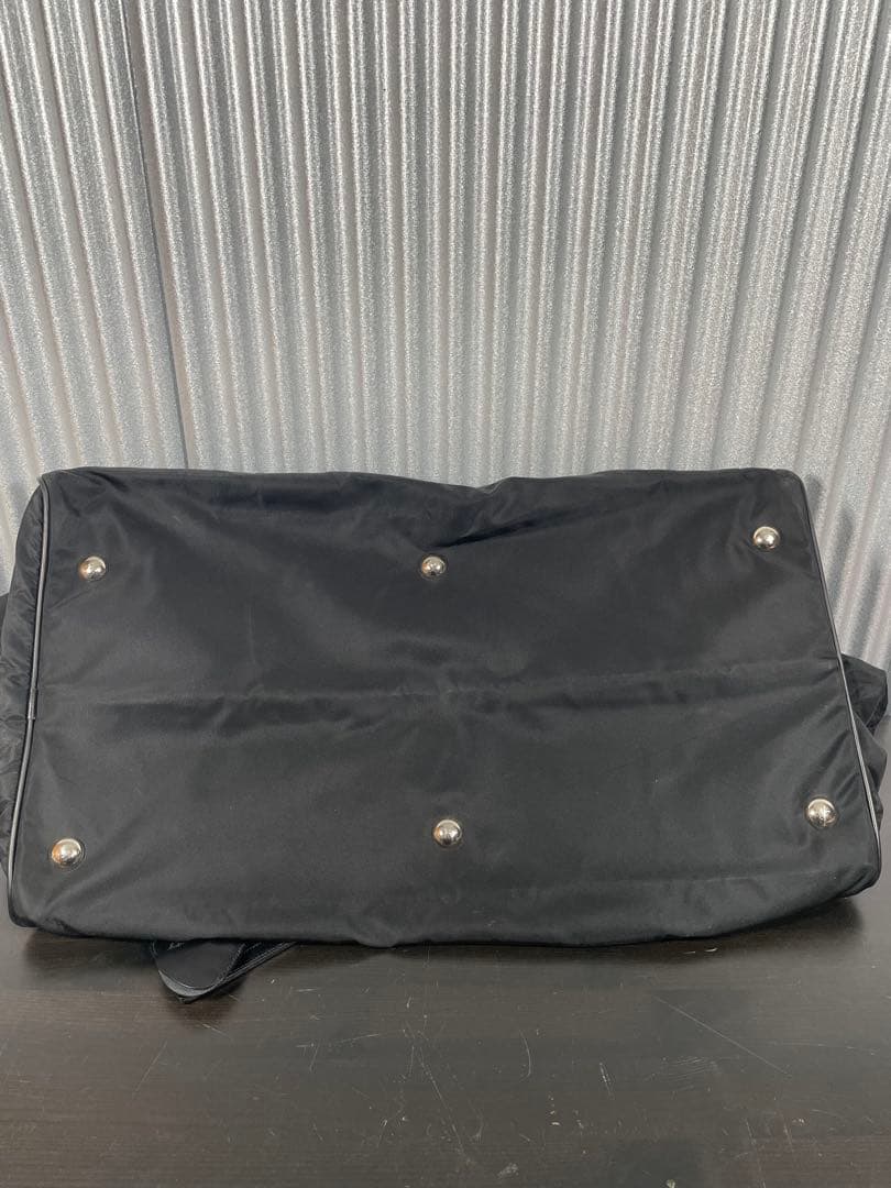 PRADA ナイロン ボストンバッグ 大容量 三角ロゴ 南京錠