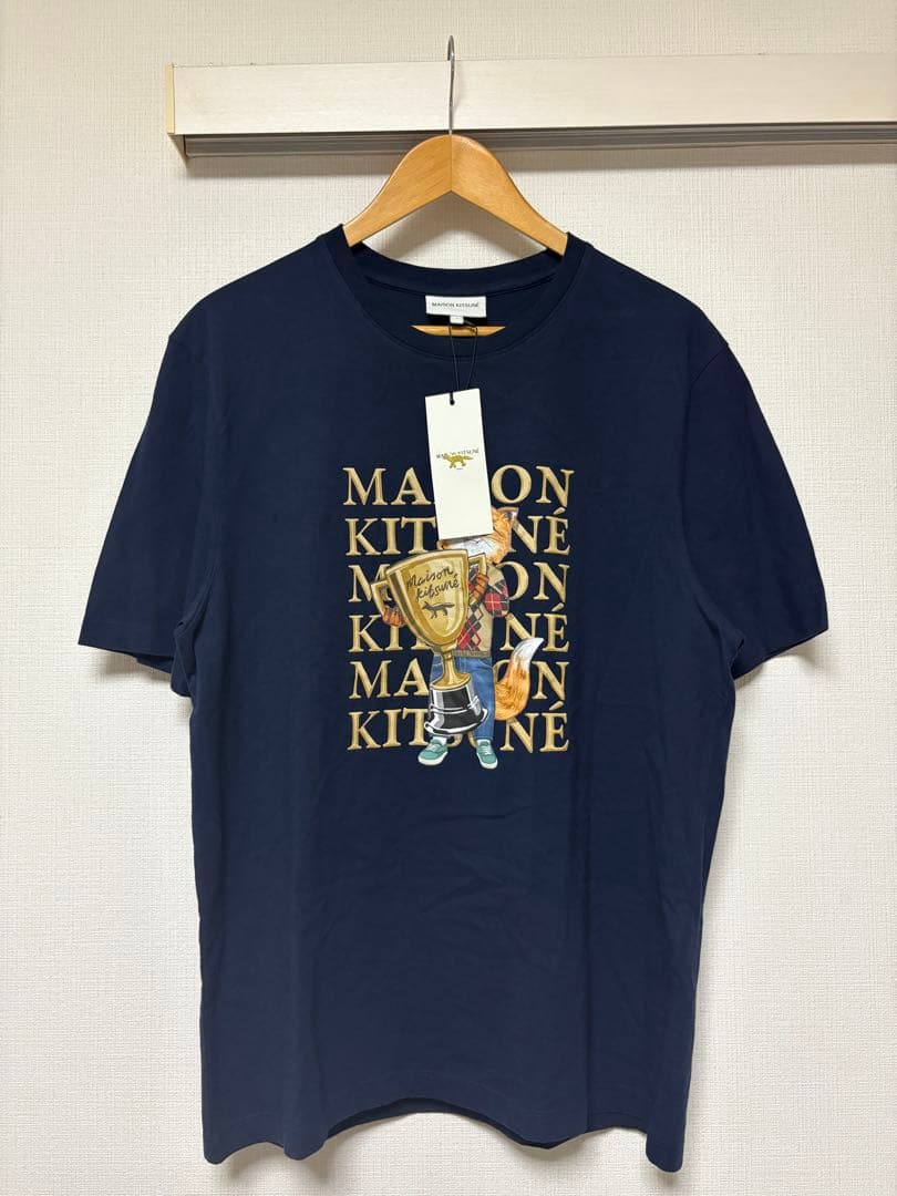 【新品未使用品】 MAISON KITSUNE フォックス チャンピオンTシャツ