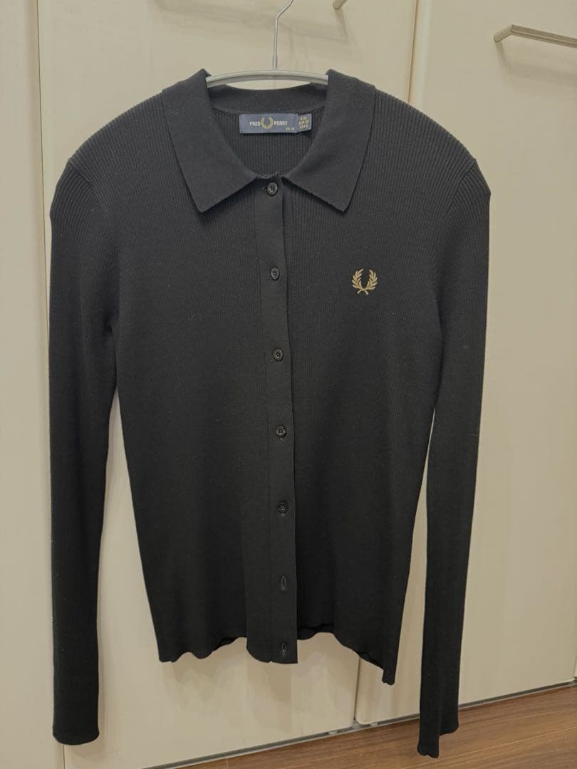 【FRED PERRY】フレッドペリー　ワンポイント　リブポロシャツ