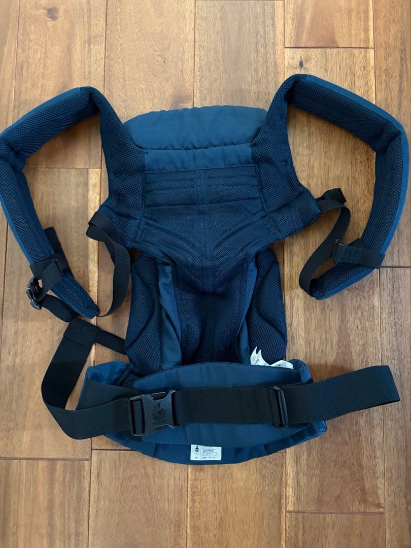 【極美品】エルゴベビー オムニ360 クールエア ネイビー 抱っこひも