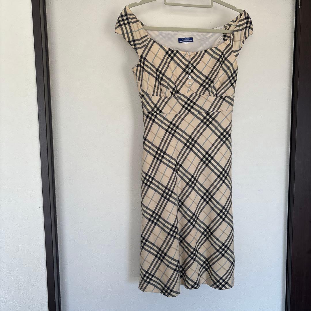 BURBERRY ブルーレーベル 38 ノースリーブワンピース