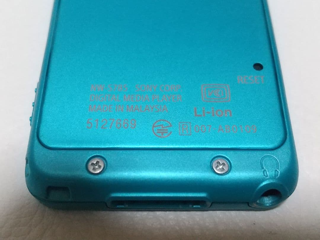 SONY NW-S785 ウォークマン 青色 本体と充電器
