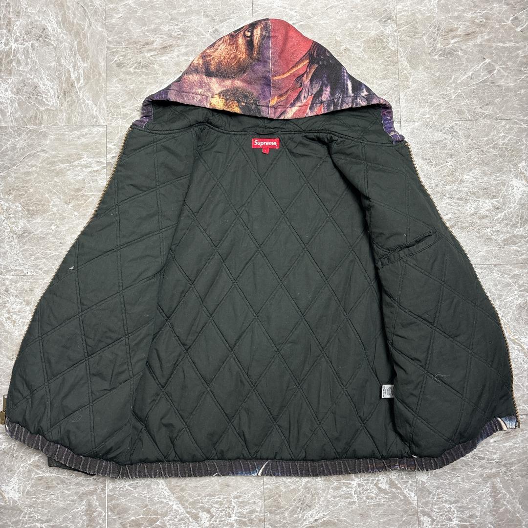 ジャケット・アウター Supreme Eagle Hooded Work Jacket 21SS L
