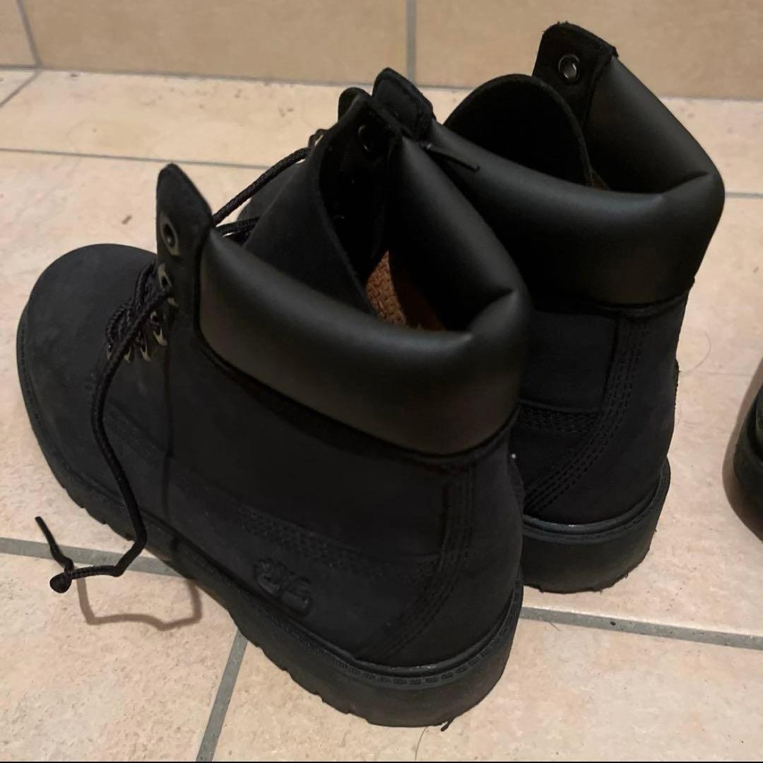 Timberland ティンバーランド 23.5 黒 レディース 6インチブーツ