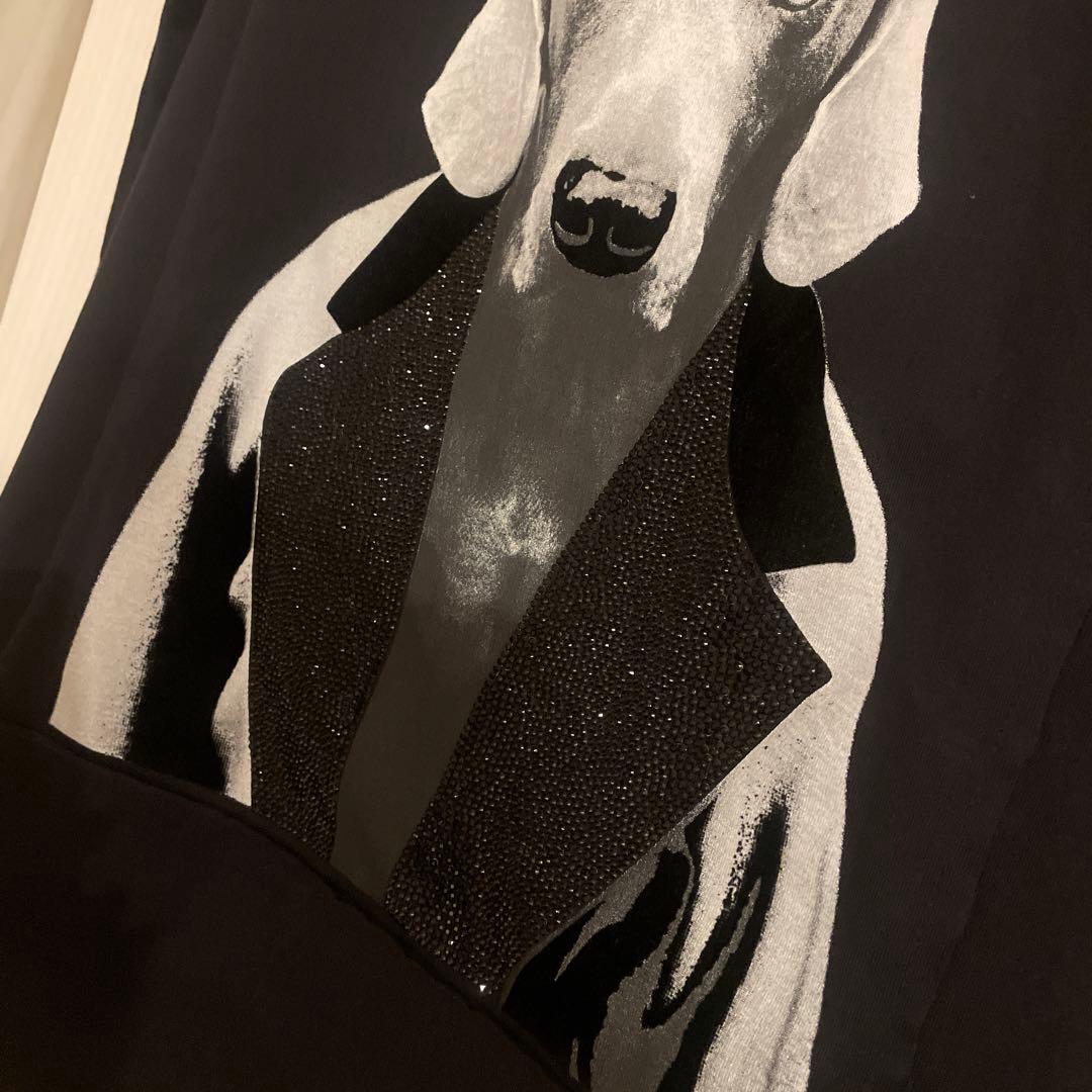 滝沢真紀子さん愛用マックスマーラ Max Mara dog Tシャツ　XS