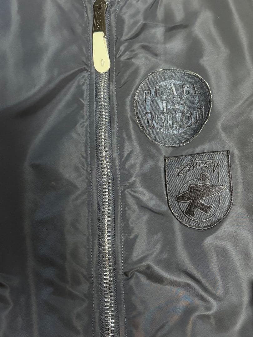 【希少】STUSSY 25周年記念 MA-1 ALPHA製 Fragment L