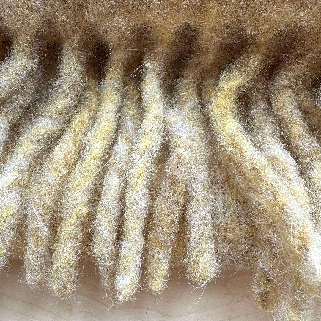 ★新品★ノルウェー発　Holzweiler　大判マフラー　モヘヤ　アルパカ