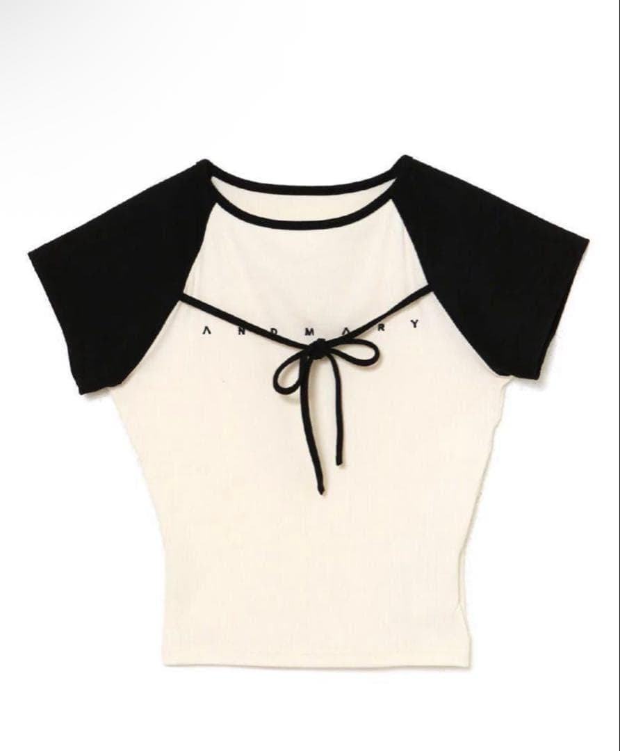アンドマリー andmary Alma ribbon tops