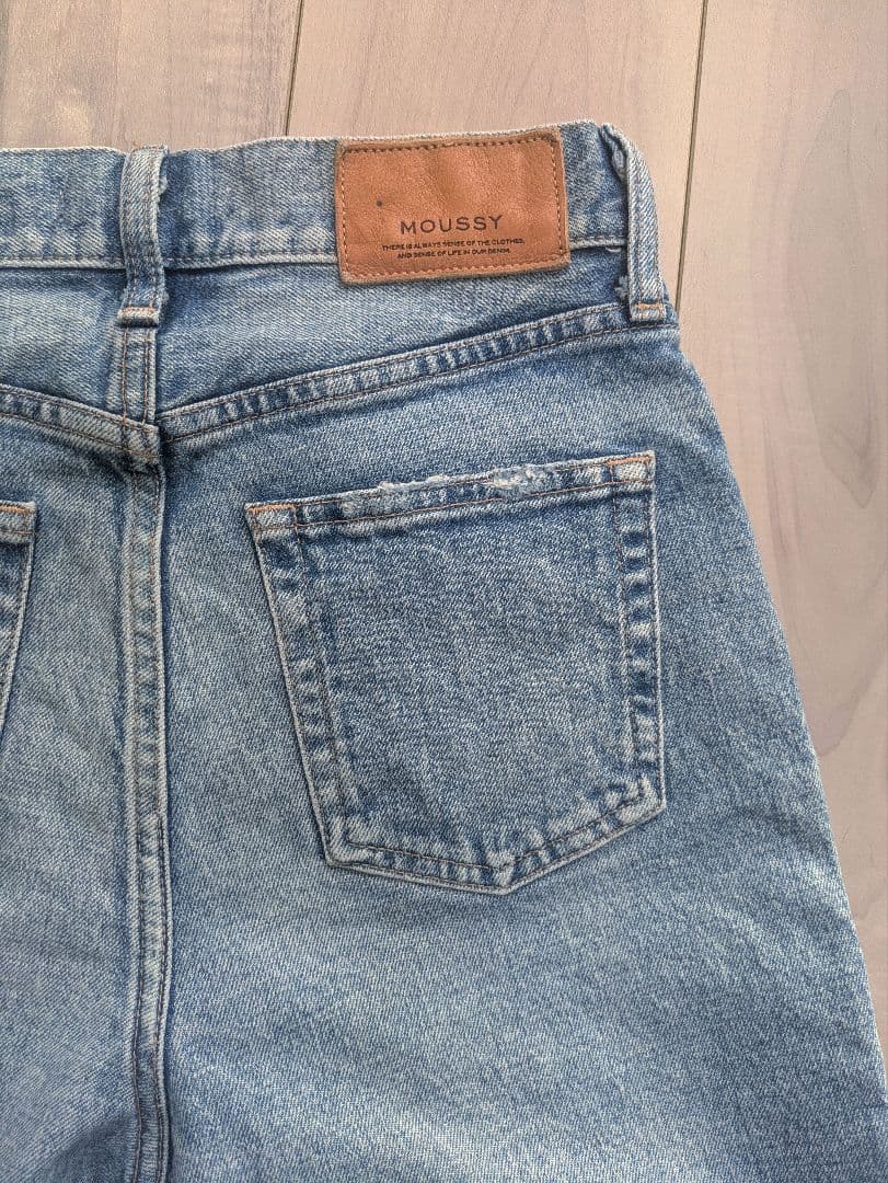 MOUSSY MVS FLARE 26　デニム