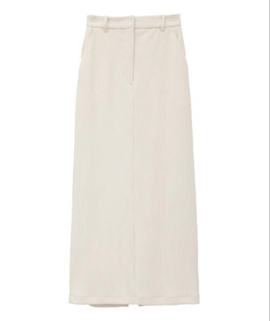 《タグ付》CLANE クラネ RIB STRIPE STRAIGHT SKIRT