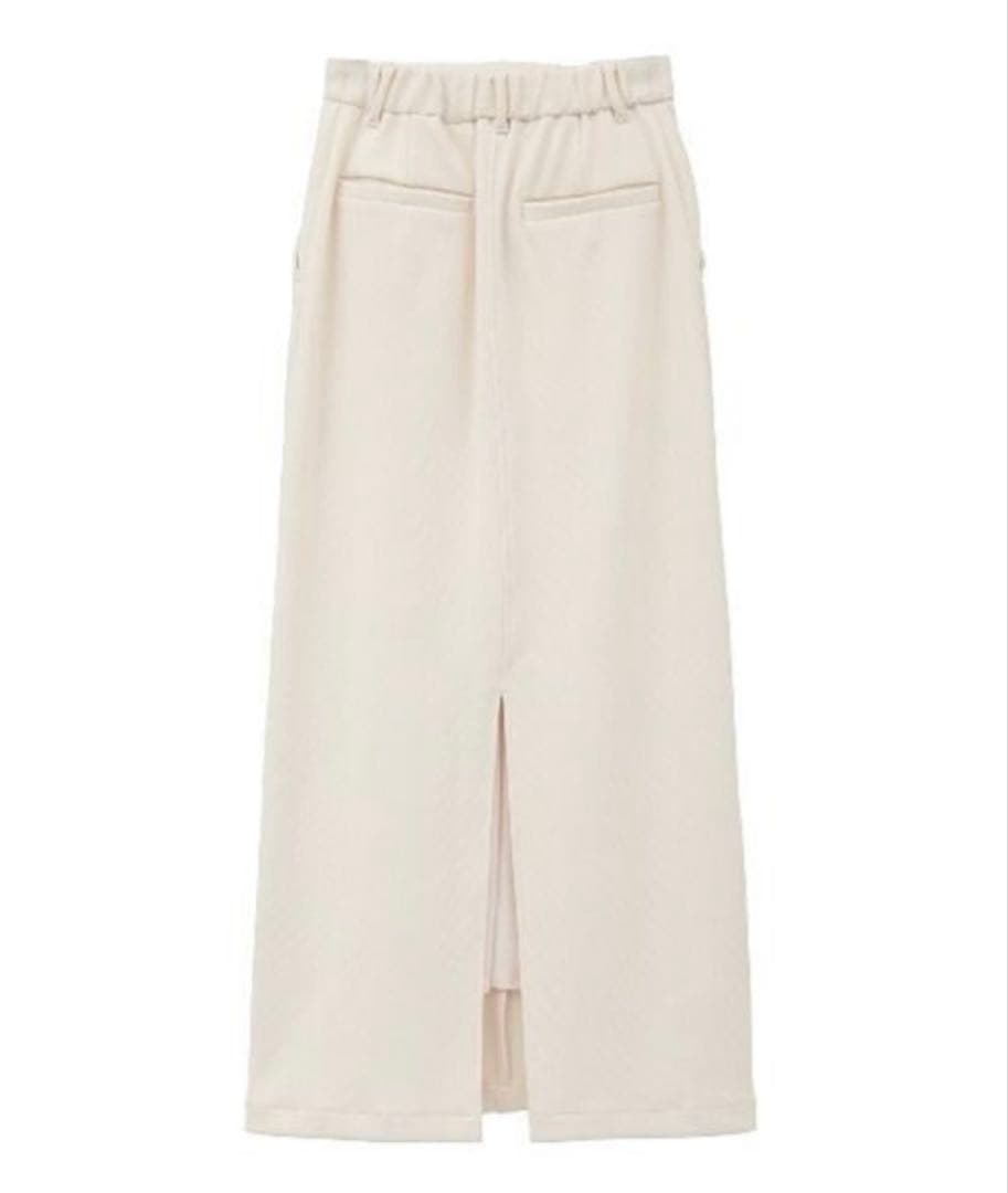 《タグ付》CLANE クラネ RIB STRIPE STRAIGHT SKIRT
