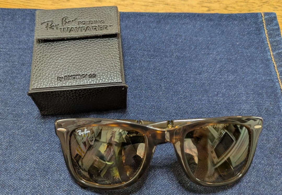 【美品】 Ray-Ban サングラス 折りたたみ　RB4105