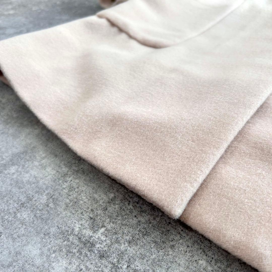 ⭐️美品⭐️ トゥモローランド ボールジィ　ウールモッサ　ノーカラーコート　ベージュ
