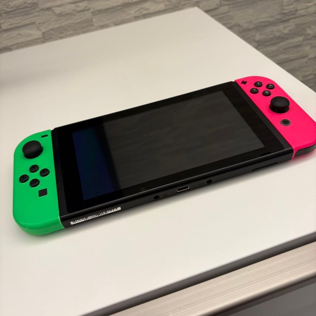 Nintendo Switch 本体 スプラトゥーン モデル ネオングリーン