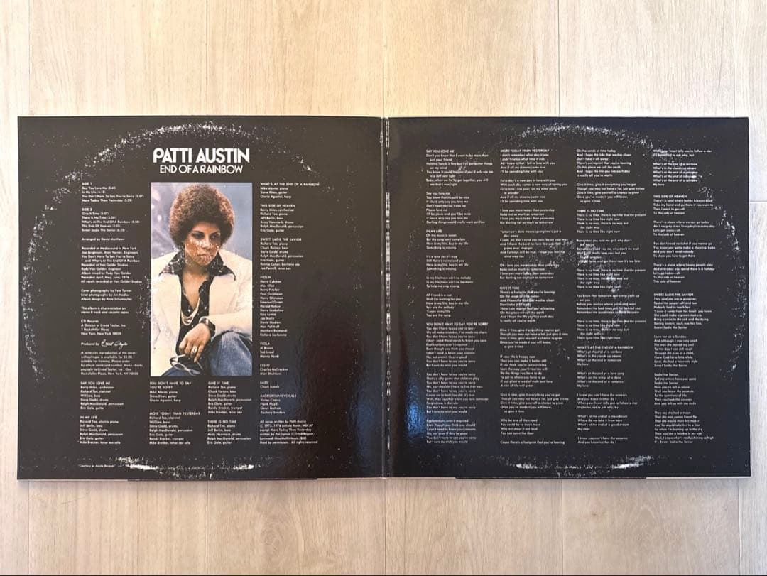 US盤レアグルーヴ/PATTI AUSTIN/End Of A Rainbow