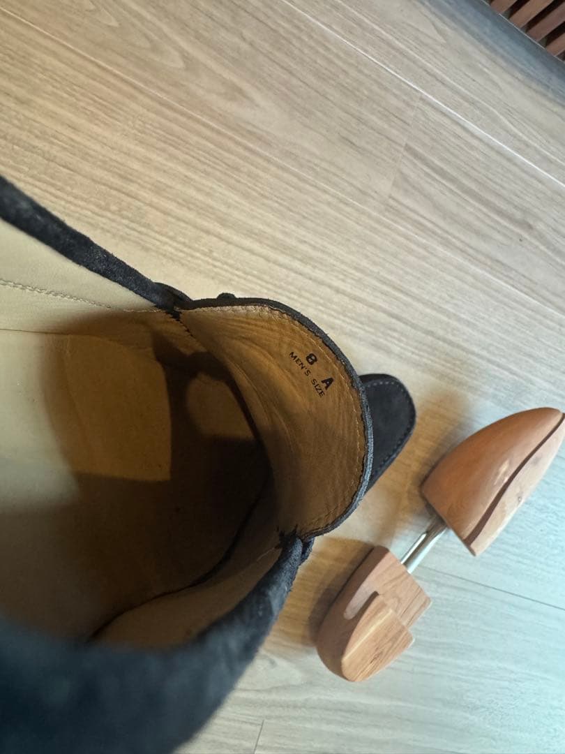 【レア・美品】TOD'S Double T スエード ドライビングシューズ 黒