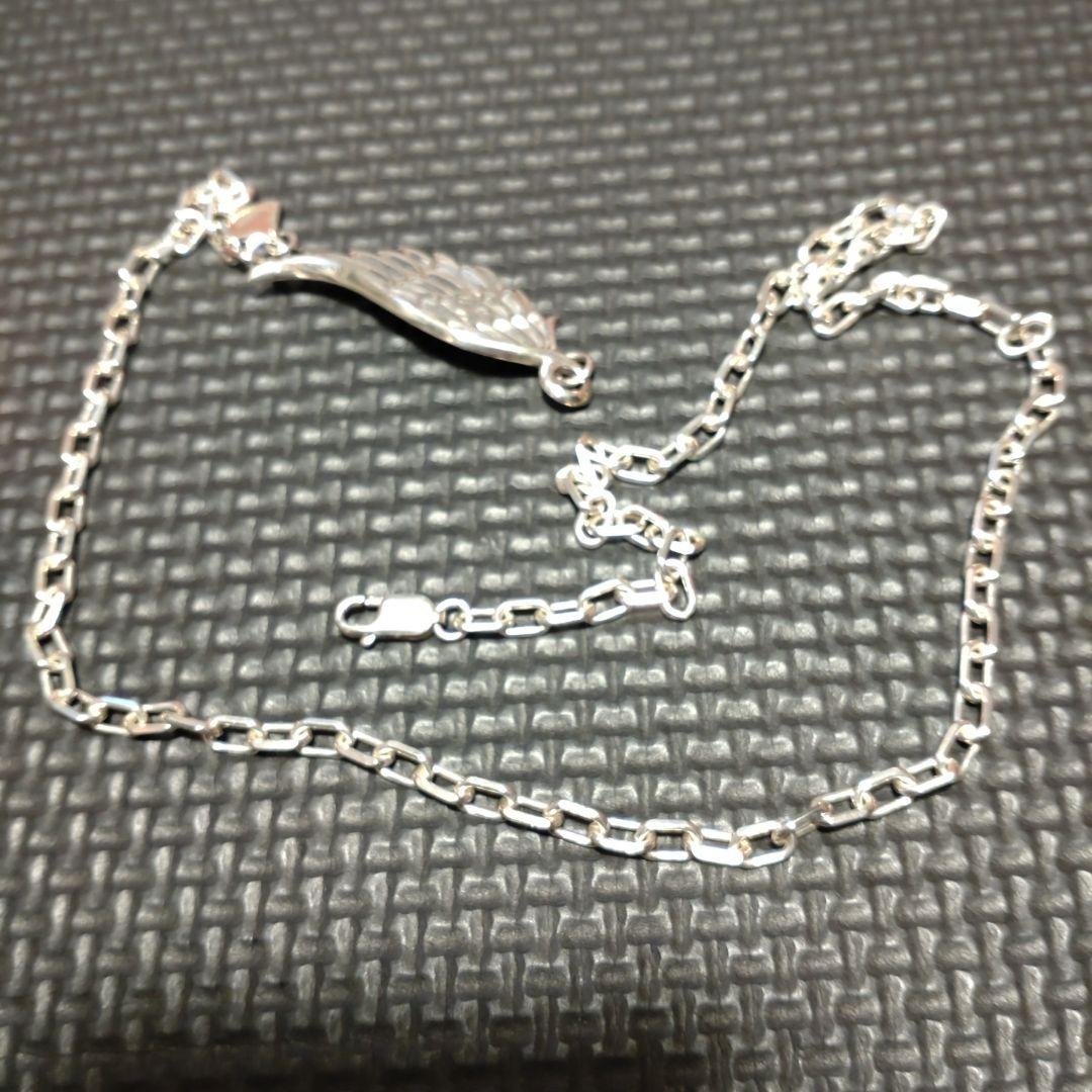 週末限定値下げ　アクアシルバー　天使の羽ネックレス　925
