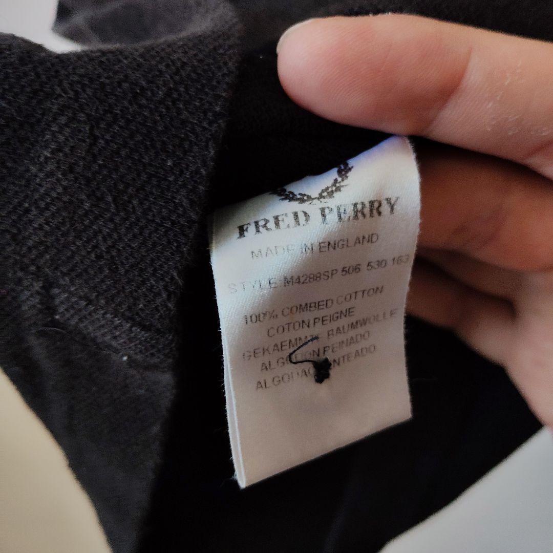 Fred Perry 12 黒 金М相当