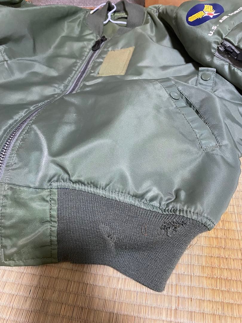 MA-1 フライトジャケット U.S. AIR FORCE プリント付き