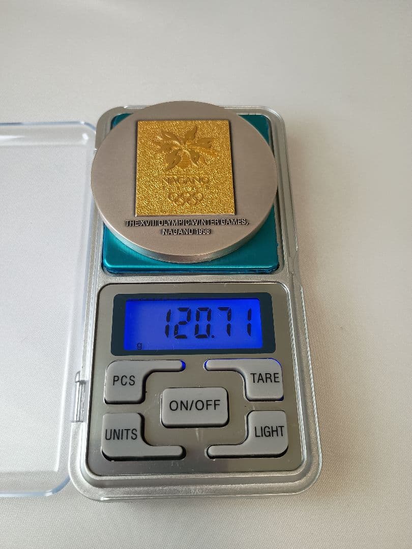 1998年 長野オリンピック記念貨幣 発行記念純銀メダル 約120g