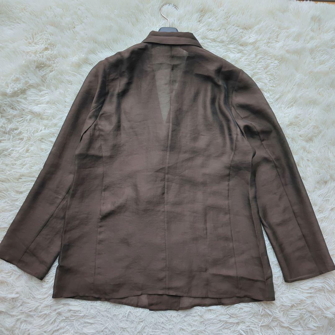 【おふう様】25ss美品トゥモローランドコレクション　シアーオーガンジーシースル