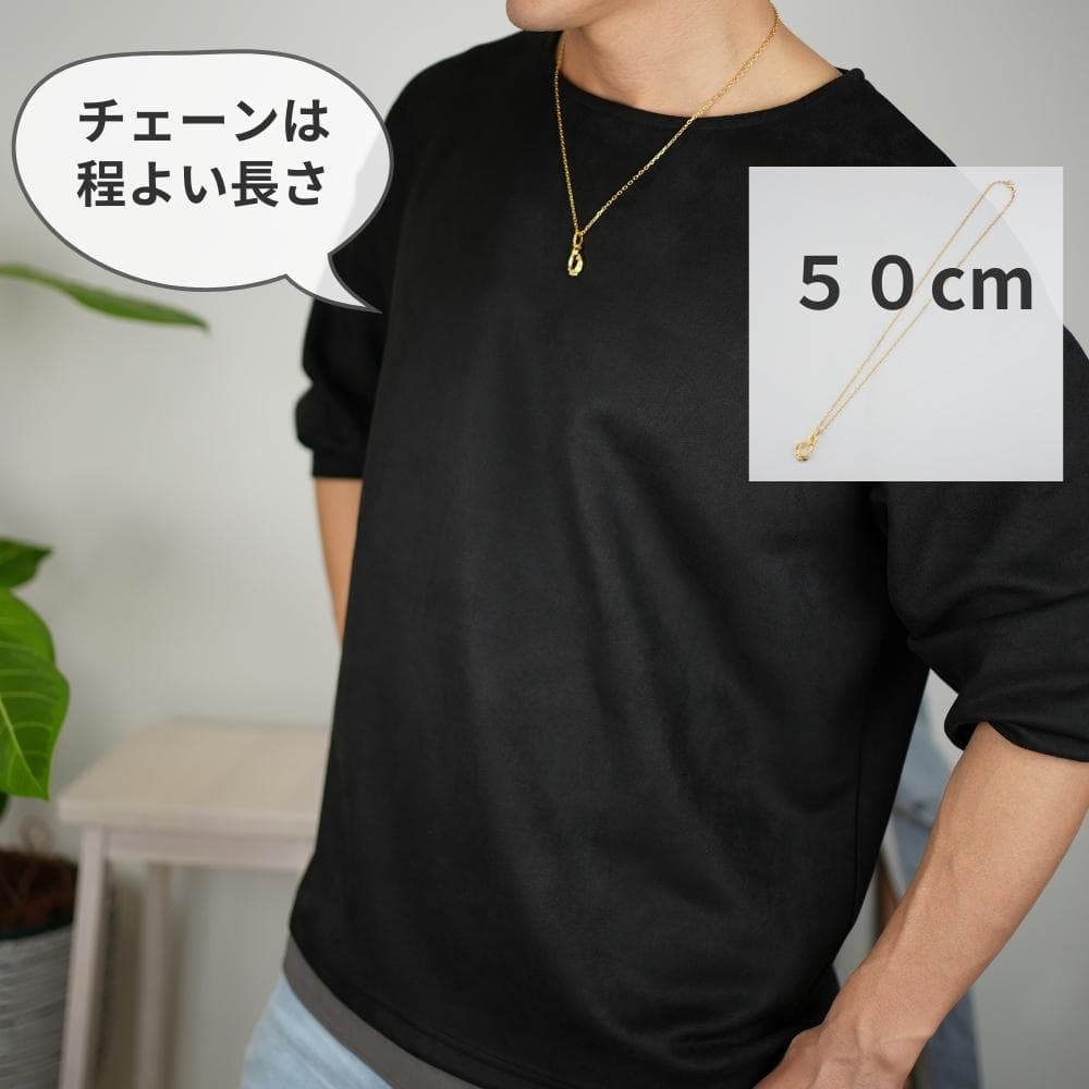 メンズネックレス 24Kコート シルバー925 フィッシュフック ハワイアン