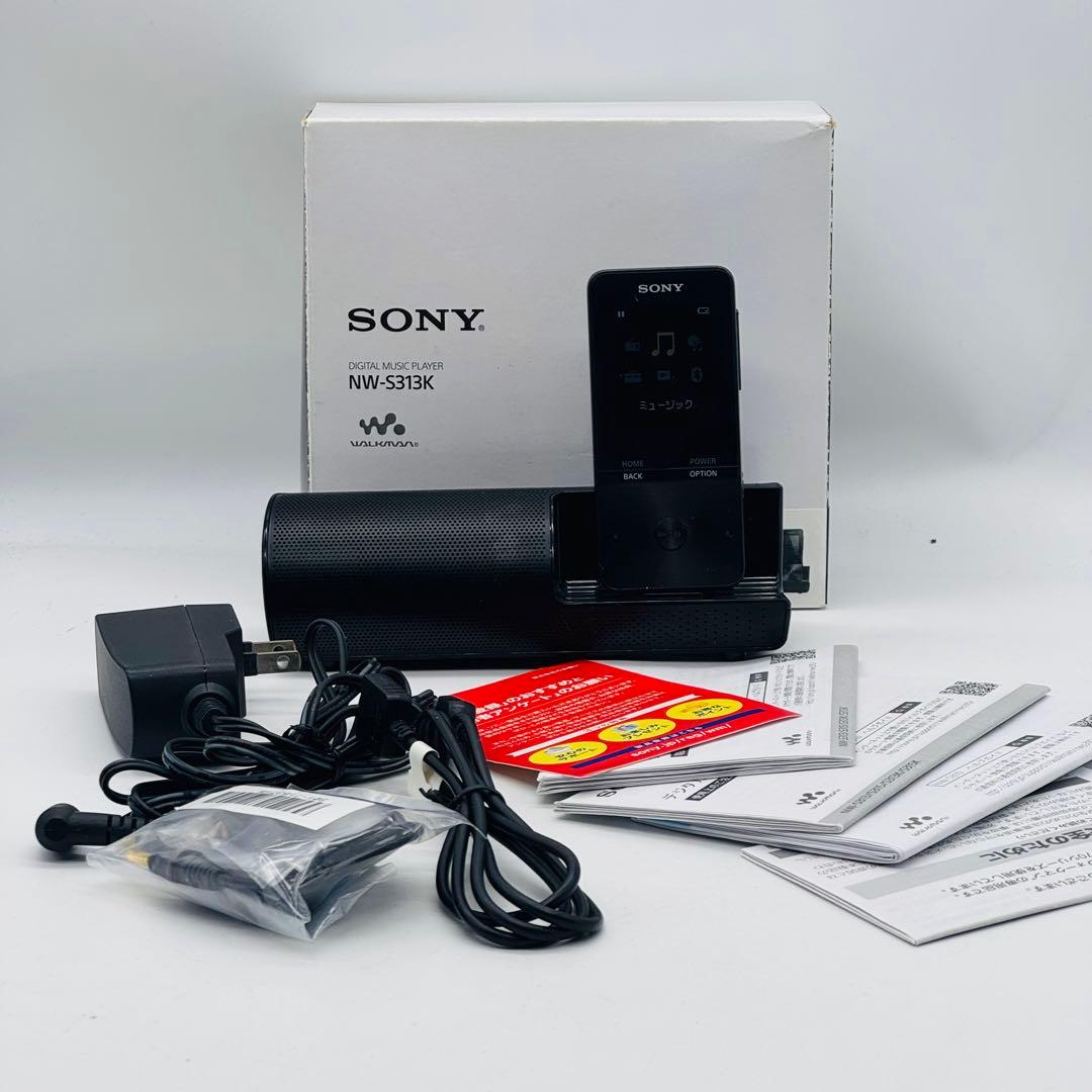 美品★SONY ウォークマン Sシリーズ NW-S313K (B) ブラック
