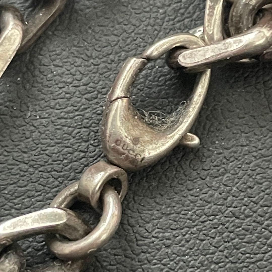 GUCCI インターロッキング ネックレス チェーン シルバー925 60cm
