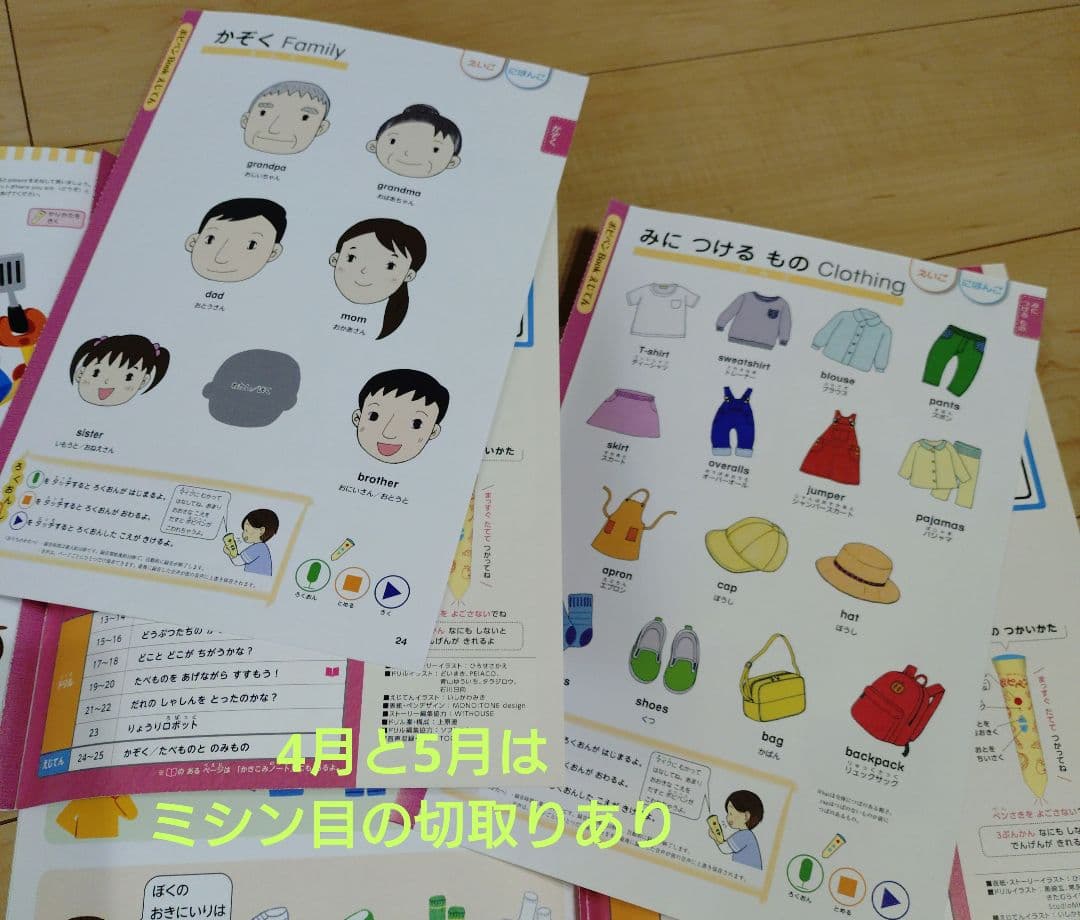 ポピーKidsEnglish レベル1　1年分フルセット