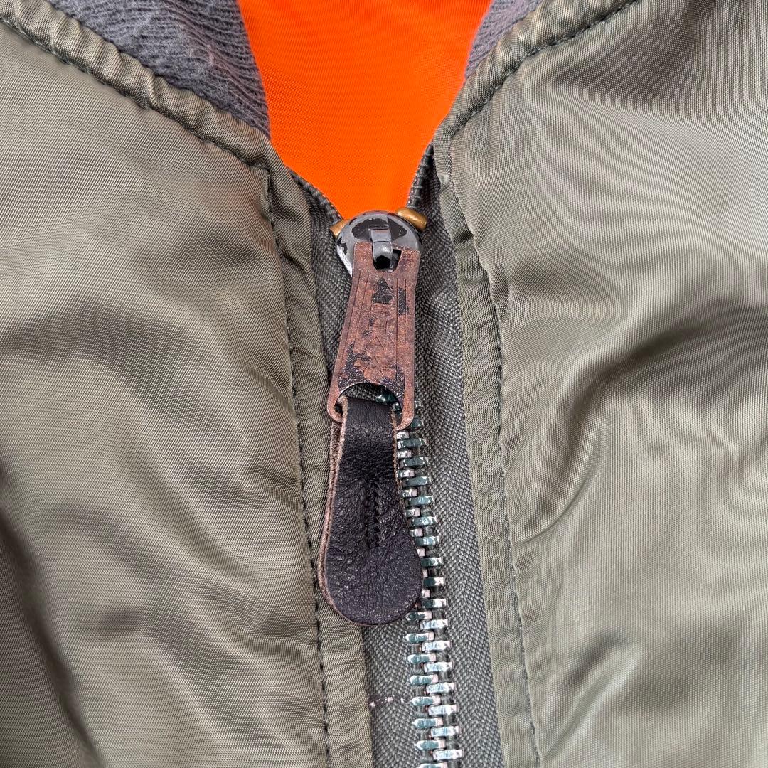 USA製 ALPHA INDUSTRIES ma-1 XL 90s 短丈