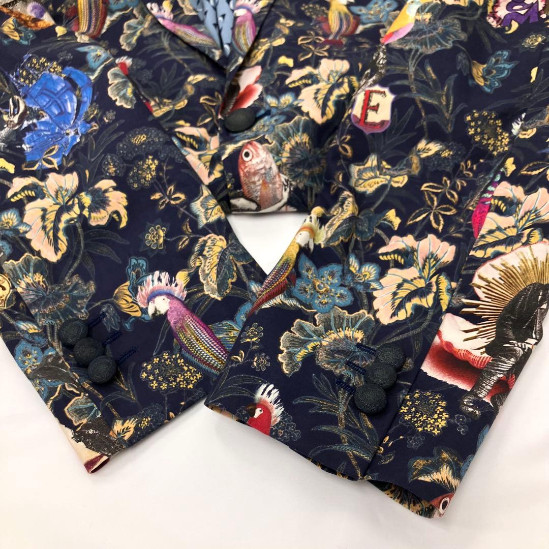 ★エトロ セットアップ テーラードジャケット パンツ ボタニカル 54 3XL