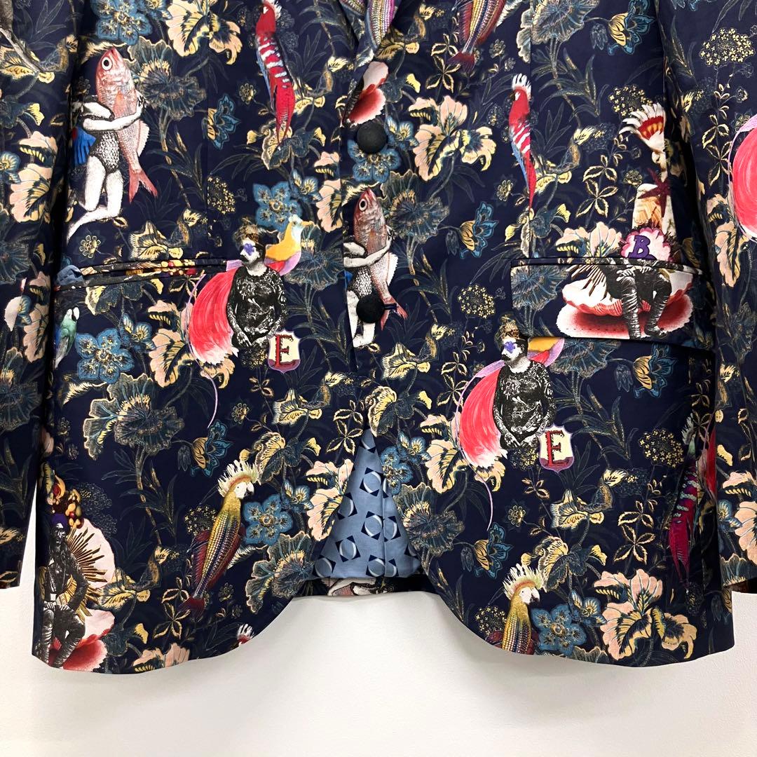 ★エトロ セットアップ テーラードジャケット パンツ ボタニカル 54 3XL