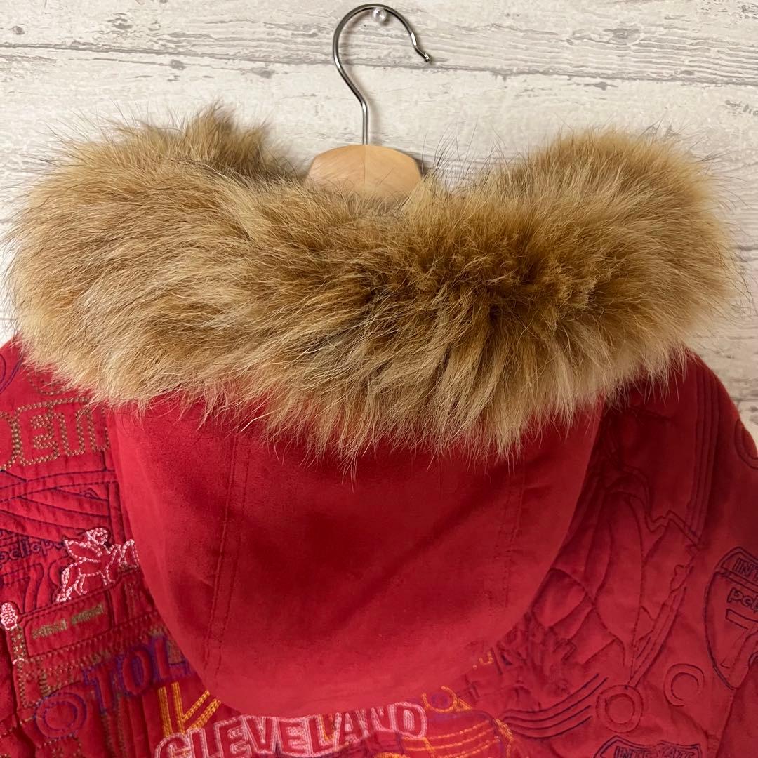 Pelle Pelle ゴールデンサイズ　激レア　レッド　ファージャケット