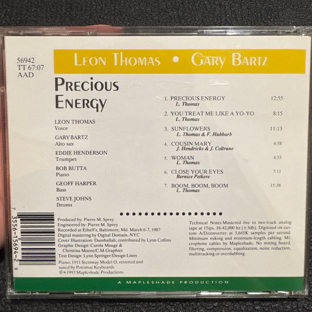 洋楽 LEON THOMAS GARY BARTZ Precious Energy