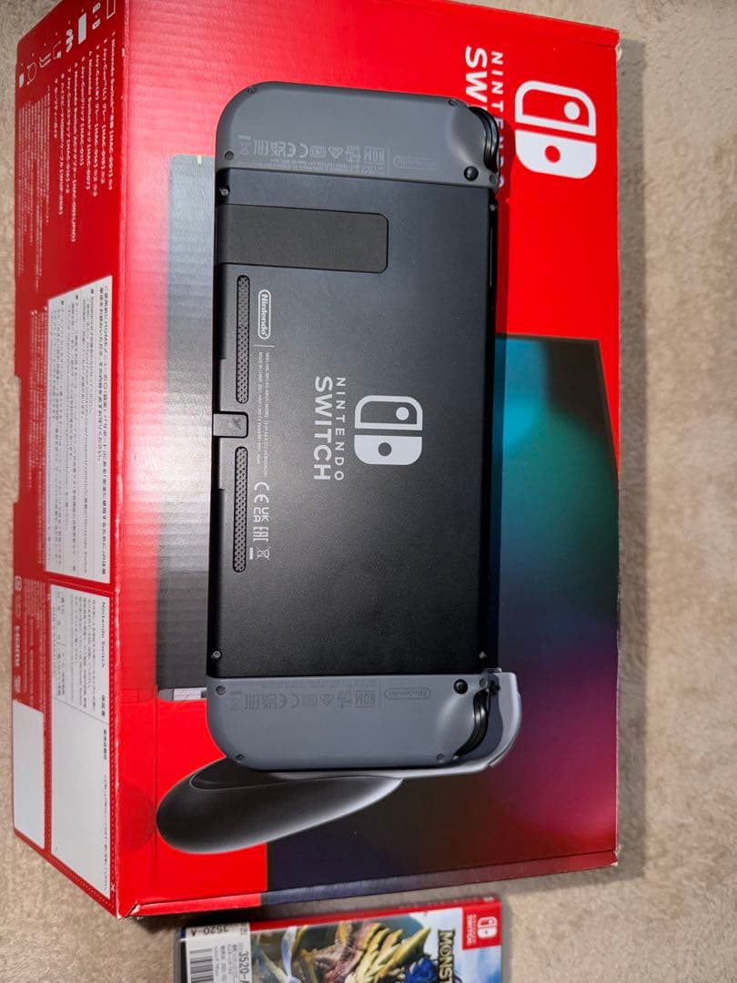 任天堂スイッチ モンハン セット美品 完備 NintendoSwitch グレー