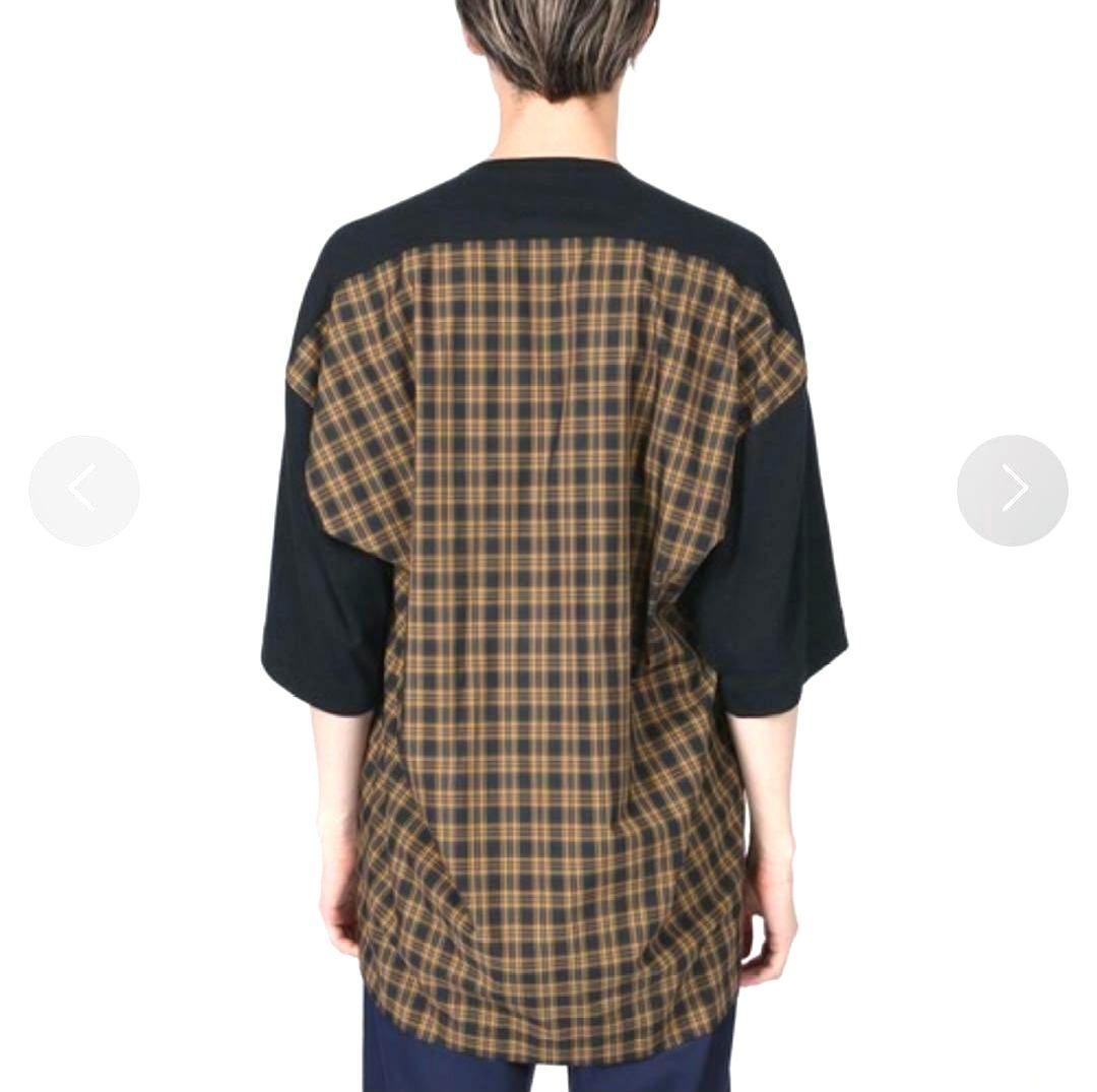 【極美品】Vivienne WestwoodMAN チェックビッグTシャツ 変形