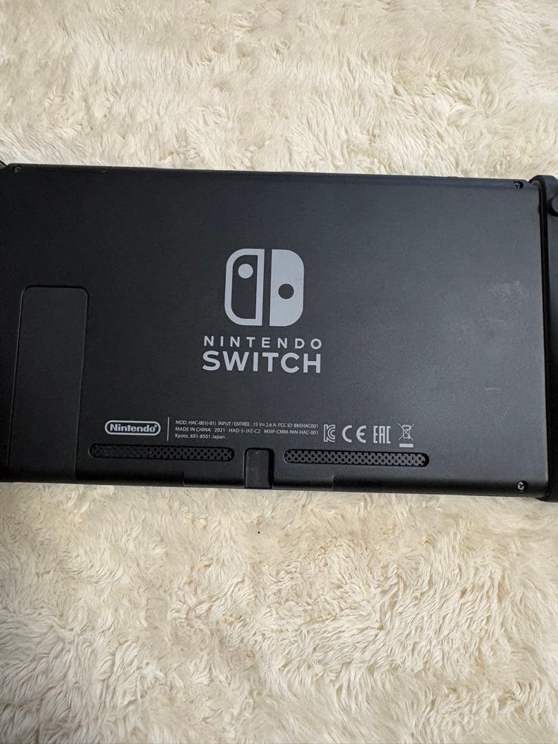 【美品】Nintendo Switch 本体 グレー　バッテリー強化版　完動品