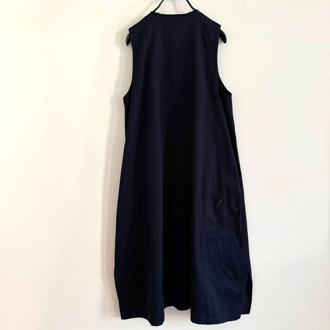 ワンピース Y's BORN PRODUCTCOTTON TWILL LONG DRESS