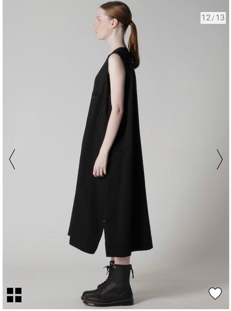 ワンピース Y's BORN PRODUCTCOTTON TWILL LONG DRESS