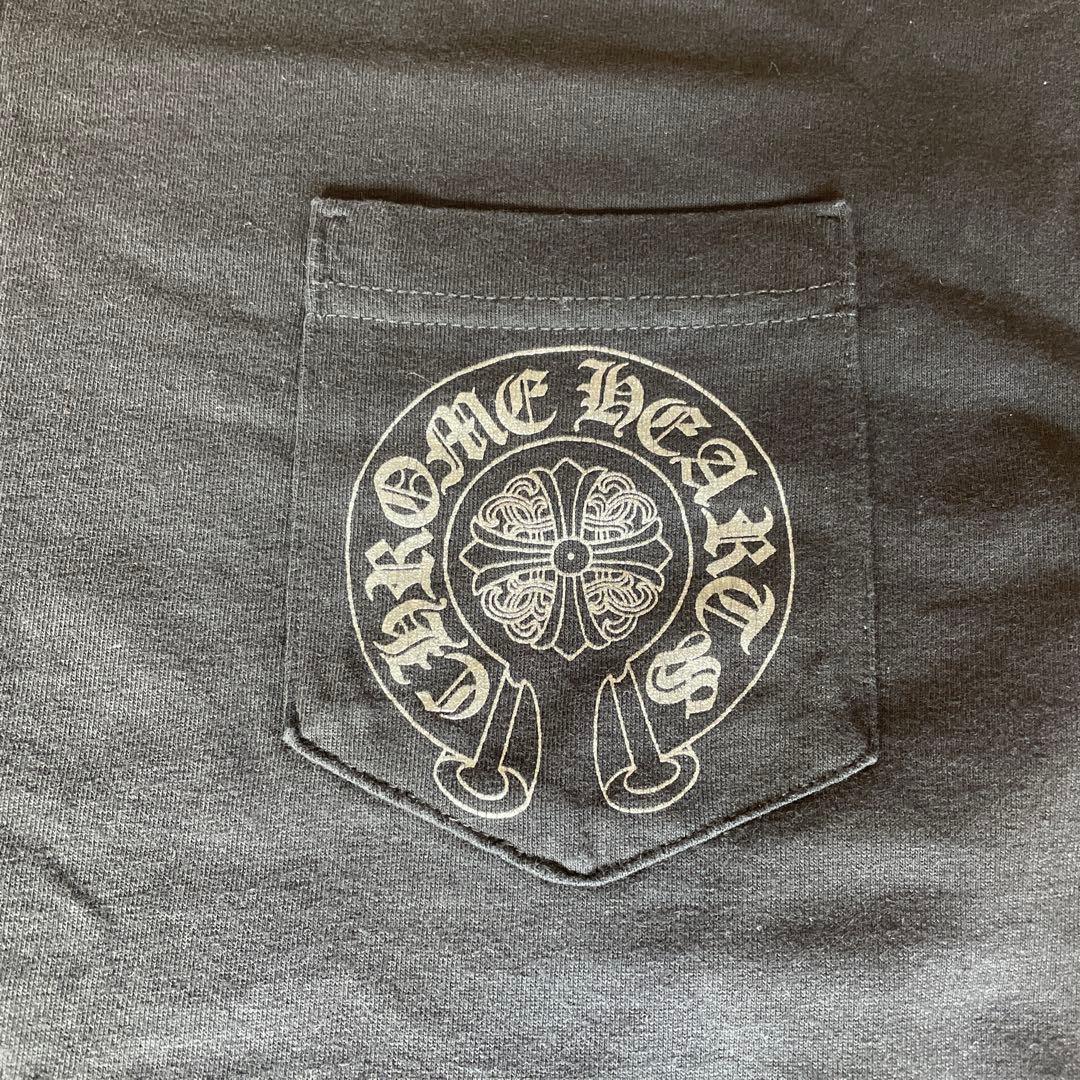正真正銘本物 Chrome Hearts ブラック Tシャツ
