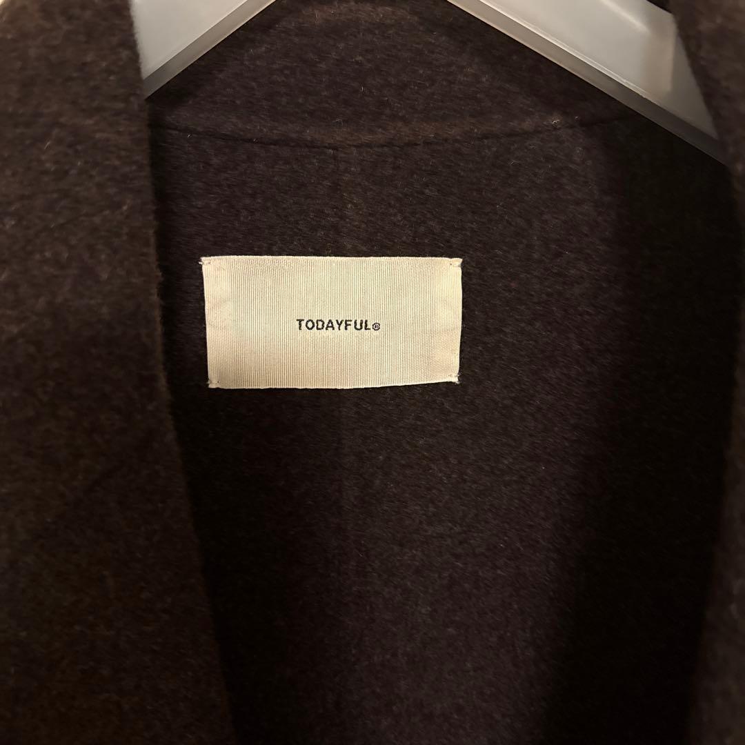 todayful Wool Over Coat ブラウン