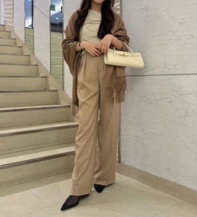 【新品タグ付き・未開封】カシミヤストール　ブラウン