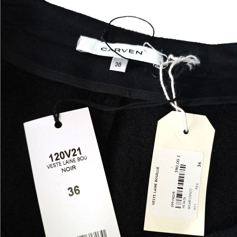 【新品タグ付・ハンガリー製】CARVEN/カルヴェン・ウールジャケット/ブルゾン