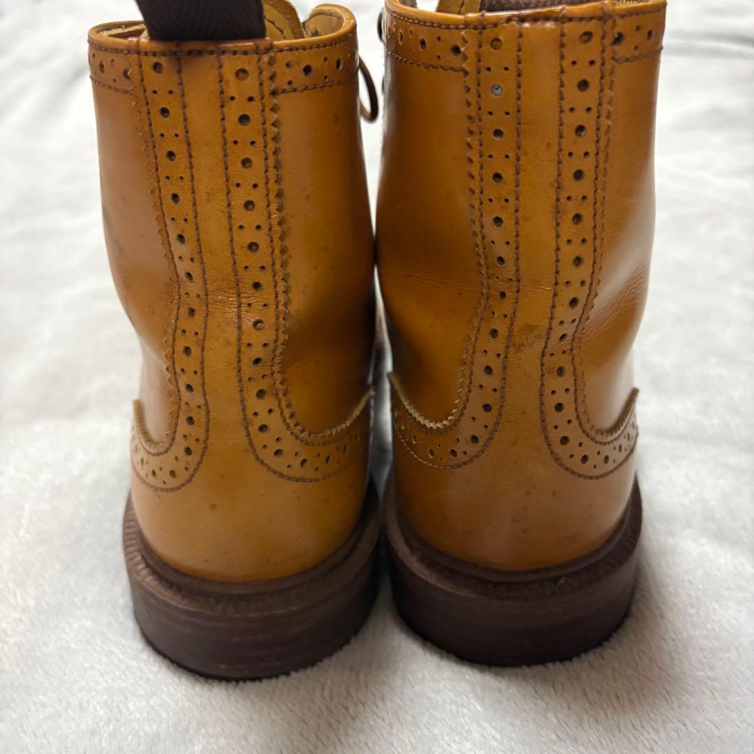 Tricker's カントリーブーツ ウイングチップ 25.0cm